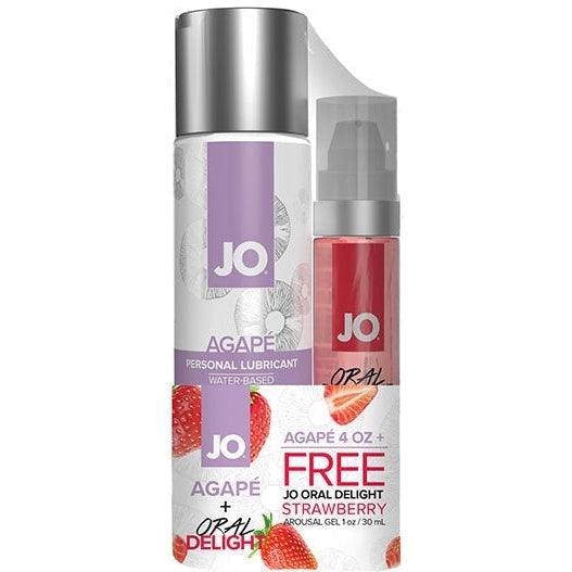 System JO - Agape 120ml & FREE Oral Delight Strawberry 30 ml