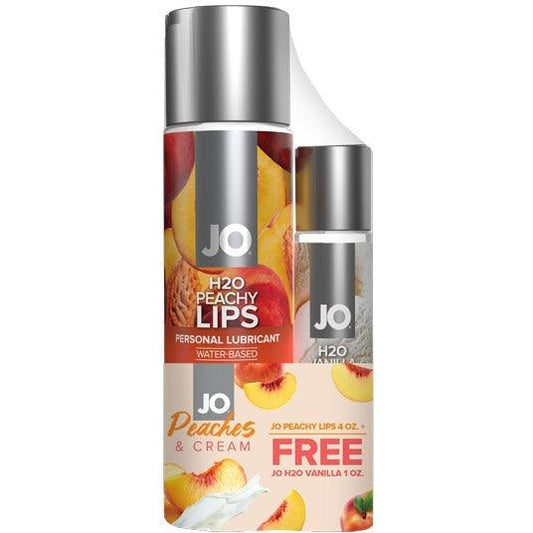 System JO - H2O Peachy Lips 120 ml & FREE H2O Vanilla Cream 30 ml