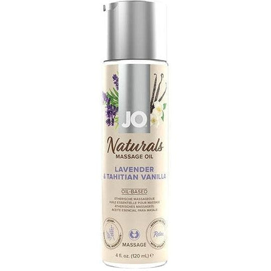 System JO - Naturals Massage Oil Lavender & Tahitian Vanilla 120 ml