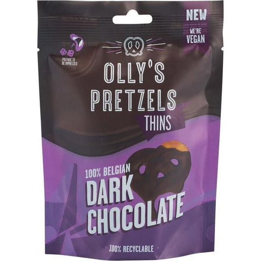 Vegan Dark Chocolate Pretzel Thins 90g