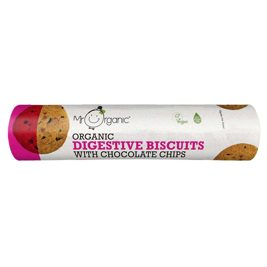 Vegan Organic Chocolate Chip Digestive Biscuit 250g