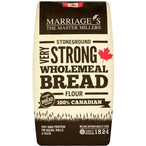 Very Strong Wholemeal 100% Canadian Bread Flour 1.5kg