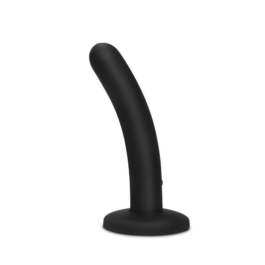 Whipsmart 5 inch Rechargeable Slimline Vibrating Dildo - Black
