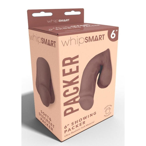 Whipsmart Showing Packer Dildo Brown 6"