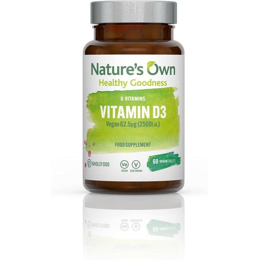 Wholefood Vegan Vitamin D3 62.5g 2500i.u. 60 Tablets