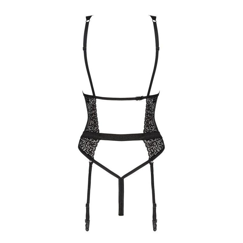 Yaskana Suspender Bodysuit - Black